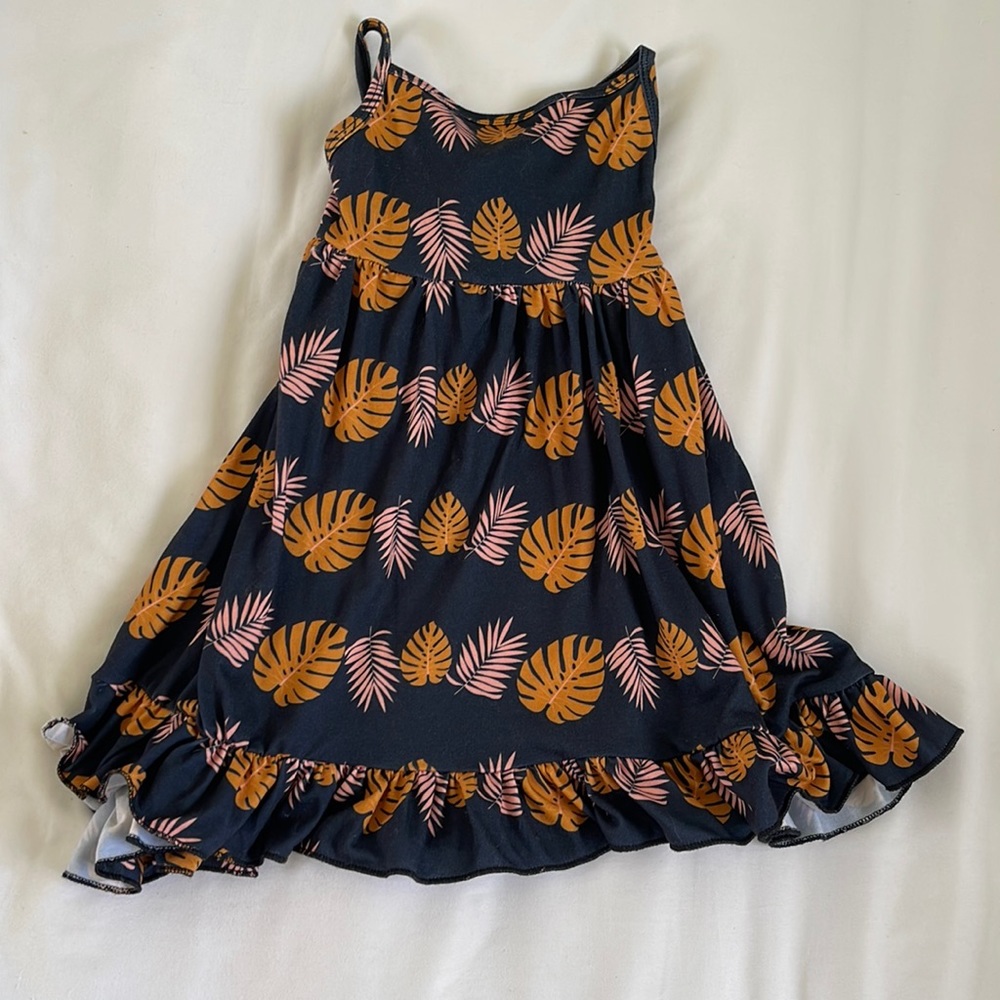 Monstera and palm toddler dress 🌺